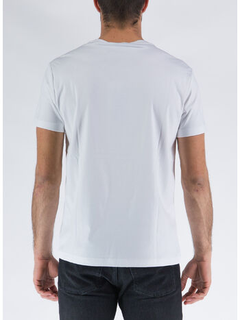 T-SHIRT LOGO, WHITE, small