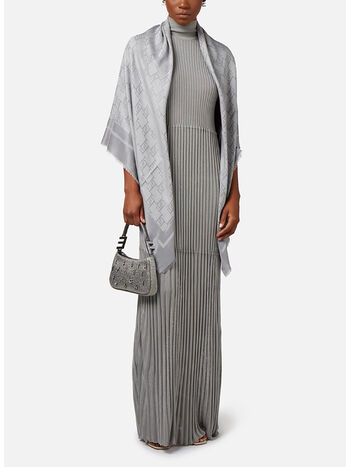 SCIARPA CON MONOGRAMMA JACQUARD, 155, small