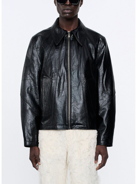 GIACCA IN PELLE DUKE, FAUX MEMORY, medium