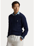 MAGLIONE MANICHE LUNGHE, HUNTER NAVY W/ C8135 PP, thumb