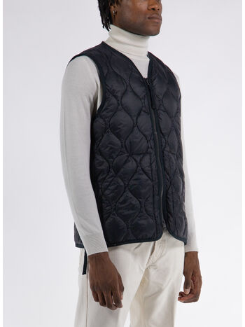 GILET MILITARY V ZIP, BLACK, small