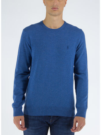 MAGLIONE GIROCOLLO, TWILIGHT BLUE HEATHE, small