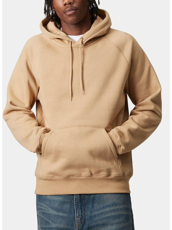 FELPA HOODIE CHASE, 2N1XX DUSTYHBROWN/GOLD, medium