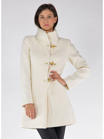 CAPPOTTO ROMANTIC, B008 BIANCO LANA, small