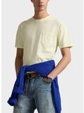 T-SHIRT CON TASCA A TINTURA MINERALE, LIME, thumb