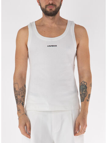 CANOTTA IM MAGLIA UNISEX, 013 CREAM, small