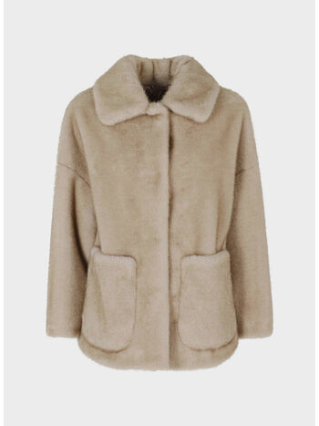 GIUBBOTTO BOMBER SOFT FAUX, 1985 CHANTILLY, small