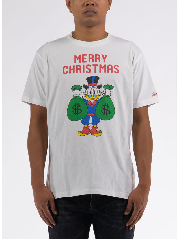 T-SHIRT CHRISTMAS SCROOGE, 10808E WHITE, large