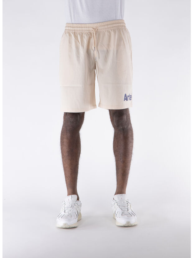 SHORTS SAMUEL LOGO, CREAM, large
