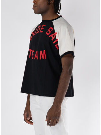 T-SHIRT OIL CORP RAGLAN VINTAGE, 2286 VTG BLACK/ VTG OFFWHITE, small