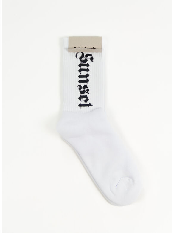 CALZA SUNSET, 0110 WHITE/BLACK, medium