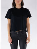 T-SHIRT BOXY CROP, DEEP BLACK, thumb