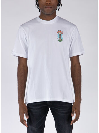 T-SHIRT MOUNTAIN HIGH, WHITE, small