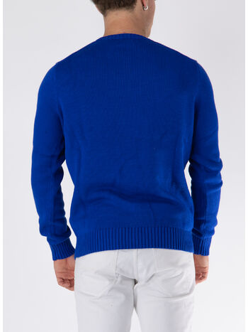 MAGLIONE GIROCOLLO CON LOGO, SAPPHIRE STAR, small