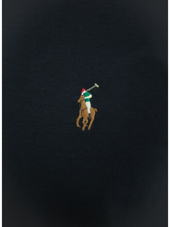 T-SHIRT CON LOGO, POLO BLACK, small