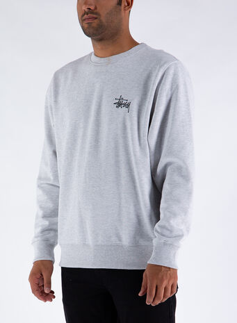FELPA BASIC CREW, ASHHEATHER, small