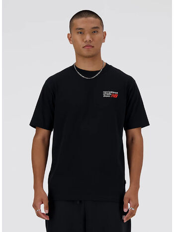 T-SHIRT ATHLETICS, BLACK, small