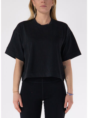T-SHIRT CROP, 11OK HEAVY CO BLACK, small