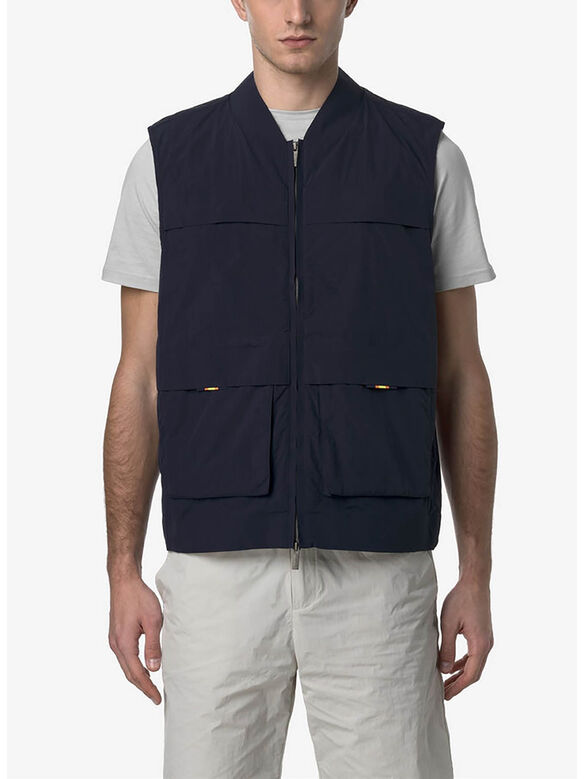 GILET ERHIN COTTON LIKE, K89 BLUE DEPTH, medium