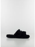 SCARPA SLIPPER IN PELLICCIA ECO, V5 NERO, thumb