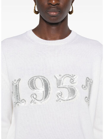 MAGLIONE GIROCOLLO PLATA, 044 WHITE, small