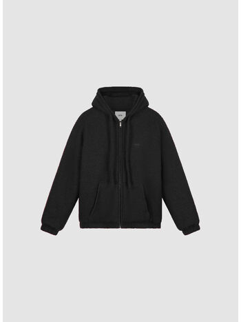 GIUBBOTTO BOILED WOOL, 1 BLACK, small