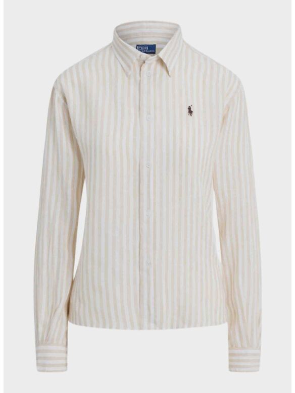 CAMICIA, 1323 DUNE TAN/WHITE, medium