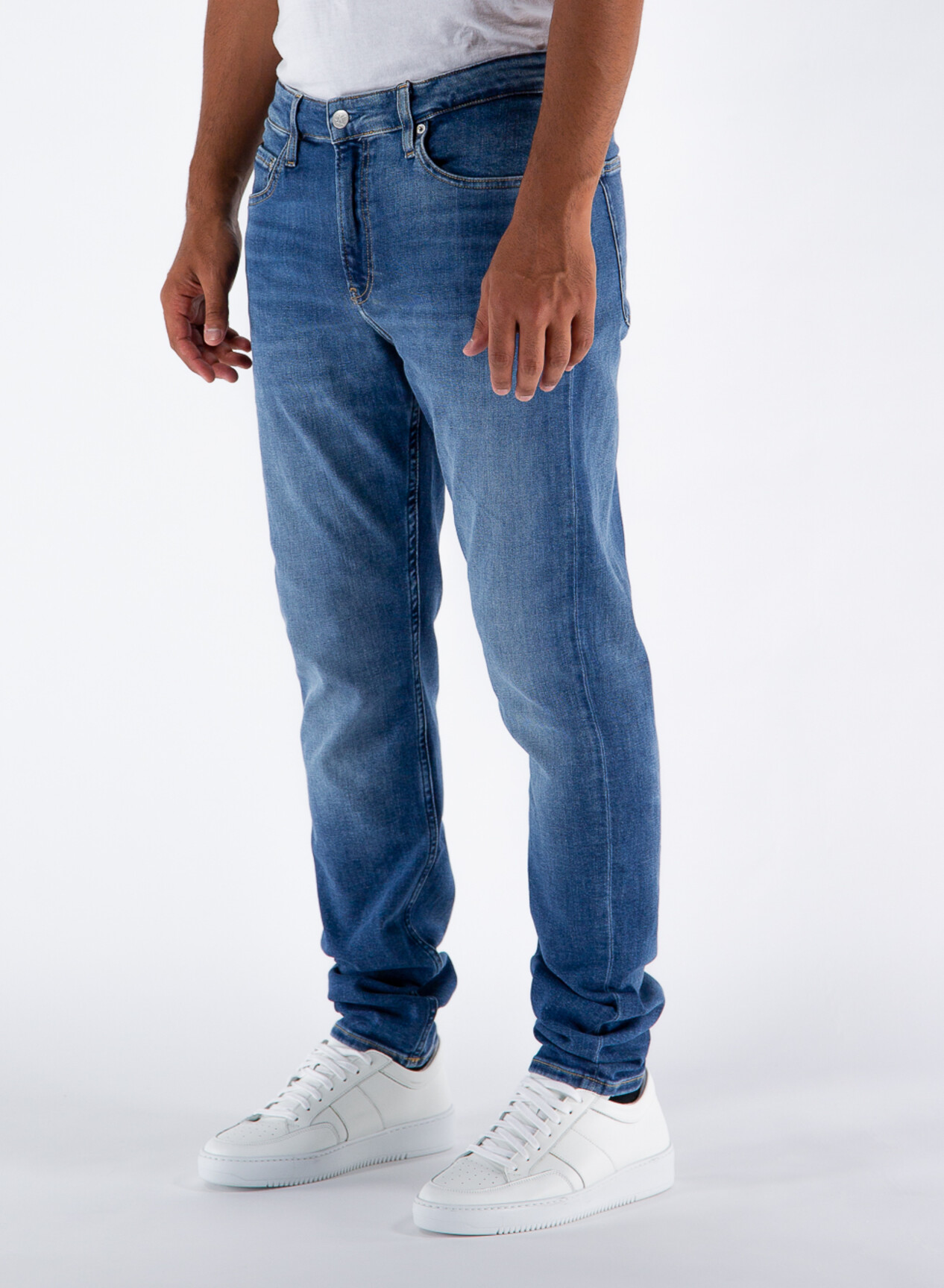 CALVIN KLEIN JEANS SLIM TAPER Blu Uomo | Selecteur