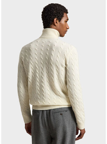 MAGLIONE TRECCE, ANDOVER CREAM, small