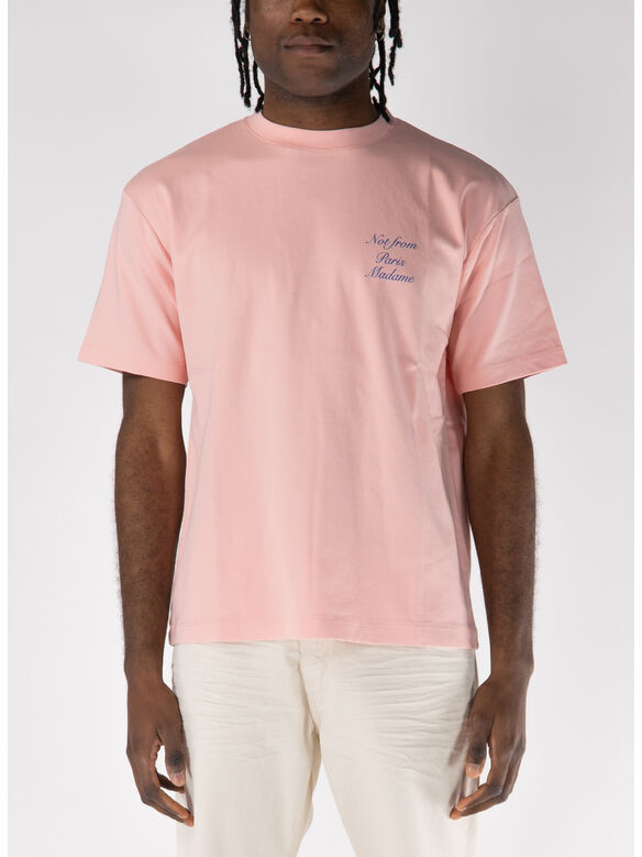 T-SHIRT SLOGAN CURSIVE, LP LIGHT PINK, medium