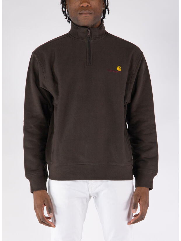 FELPA HALF ZIP AMERICAN SCRIPT, 47XX, large
